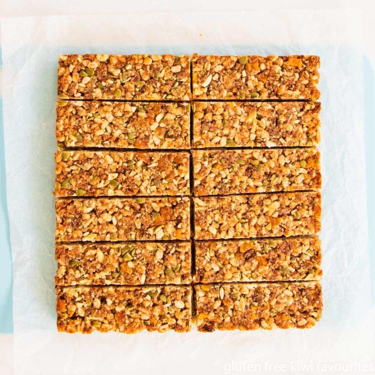 Gluten Free Muesli Bars (Oat Free) Gluten Free Kiwi Favourites