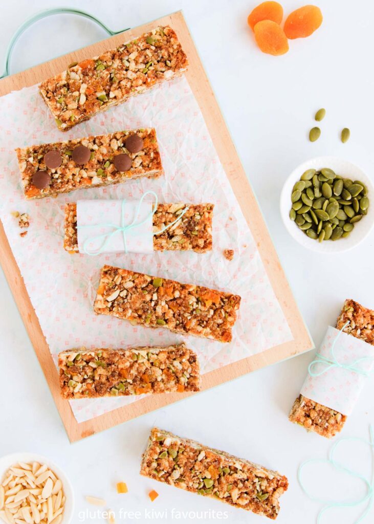 Gluten Free Muesli Bars (Oat Free) Gluten Free Kiwi Favourites