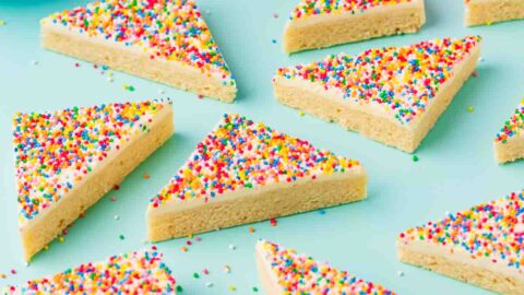 Gluten Free Fairy Bread Slice